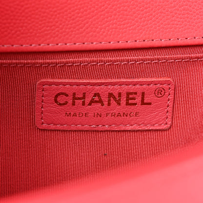Chanel Caviar Quilted Medium Boy Flap Pink 6 of 11