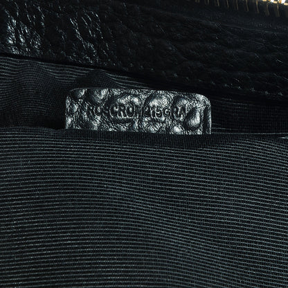 Burberry Signature Grain Leather Small Tote Black 8 of 8