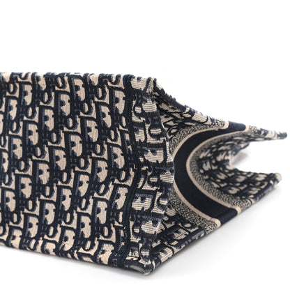 Christian Dior Oblique Medium Book Tote Blue Multicolor 10 of 11