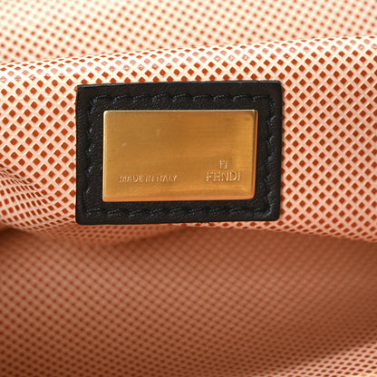 Fendi Goatskin Large Peekaboo Iconic Satchel Black 6 of 10