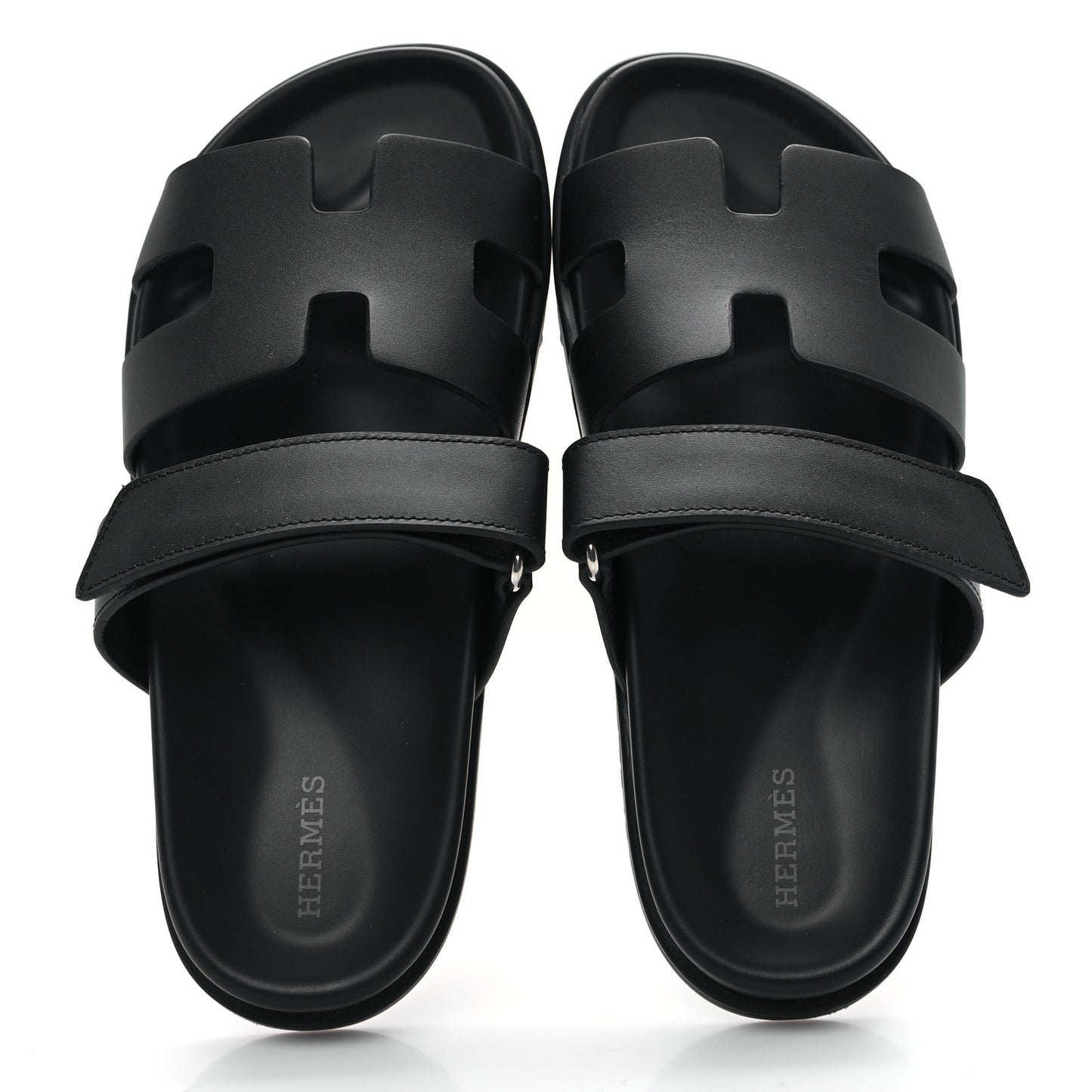 Calfskin Womens Chypre Sandals 38 Black