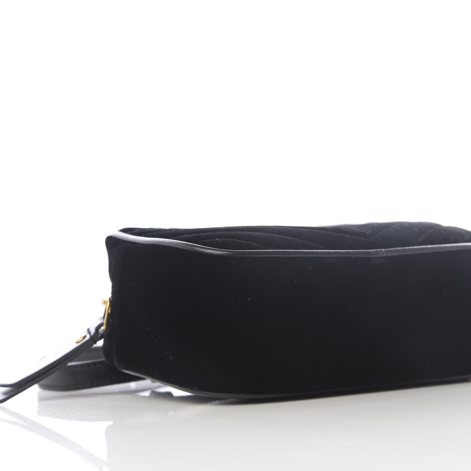 Saint Laurent Velour Matelasse Monogram Lou Belt Bag Black 9 of 10