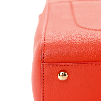 Chanel Grained Calfskin Mini Neo Executive Shopper Tote Red 11 of 12