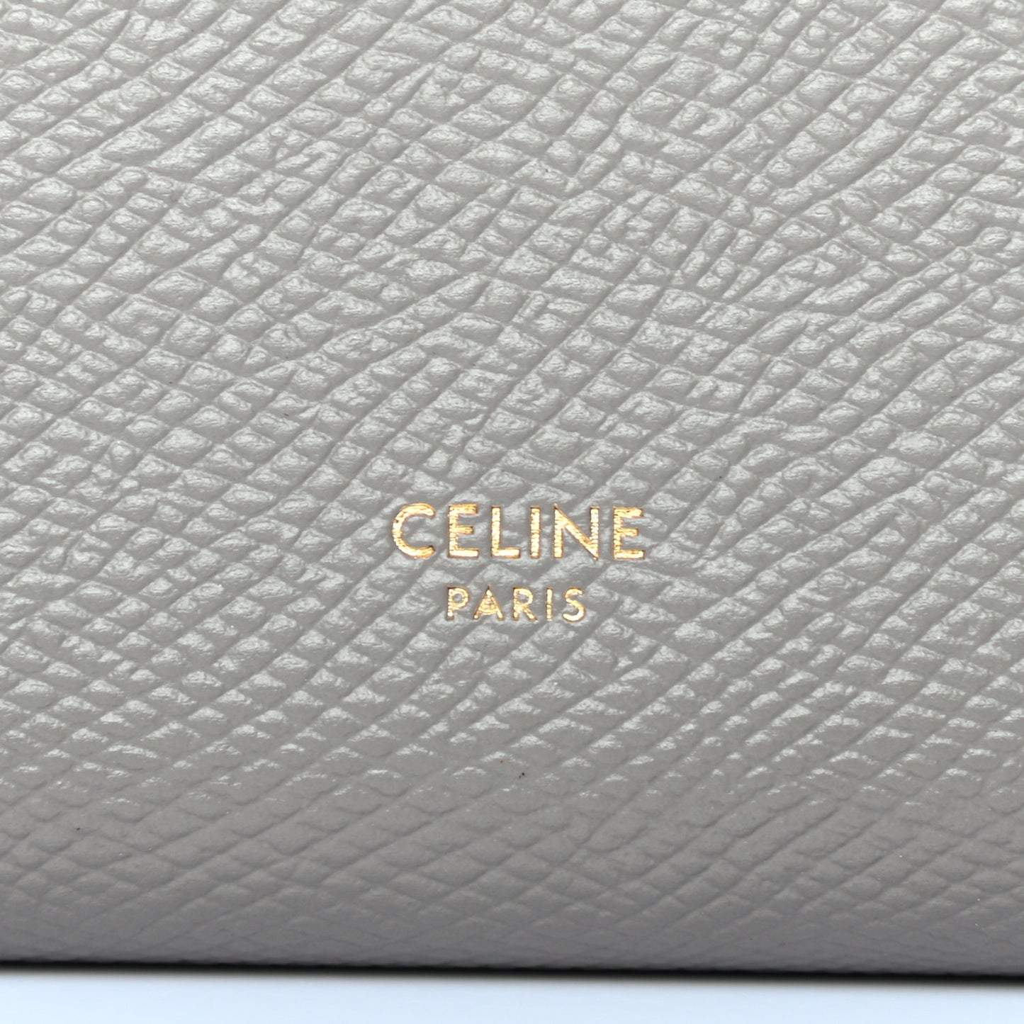 Grained Calfskin Medium Multifunction Strap Wallet Pebble Pale Pink