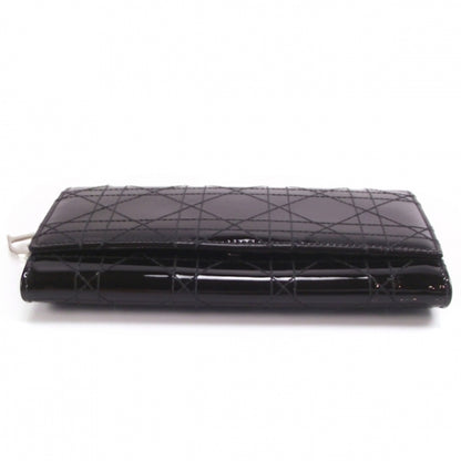 Christian Dior Patent Cannage Rendezvous Wallet 4 of 7