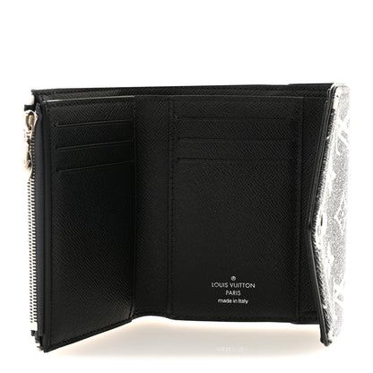 Louis Vuitton Denim Monogram Jacquard Victorine Wallet Grey 5 of 6