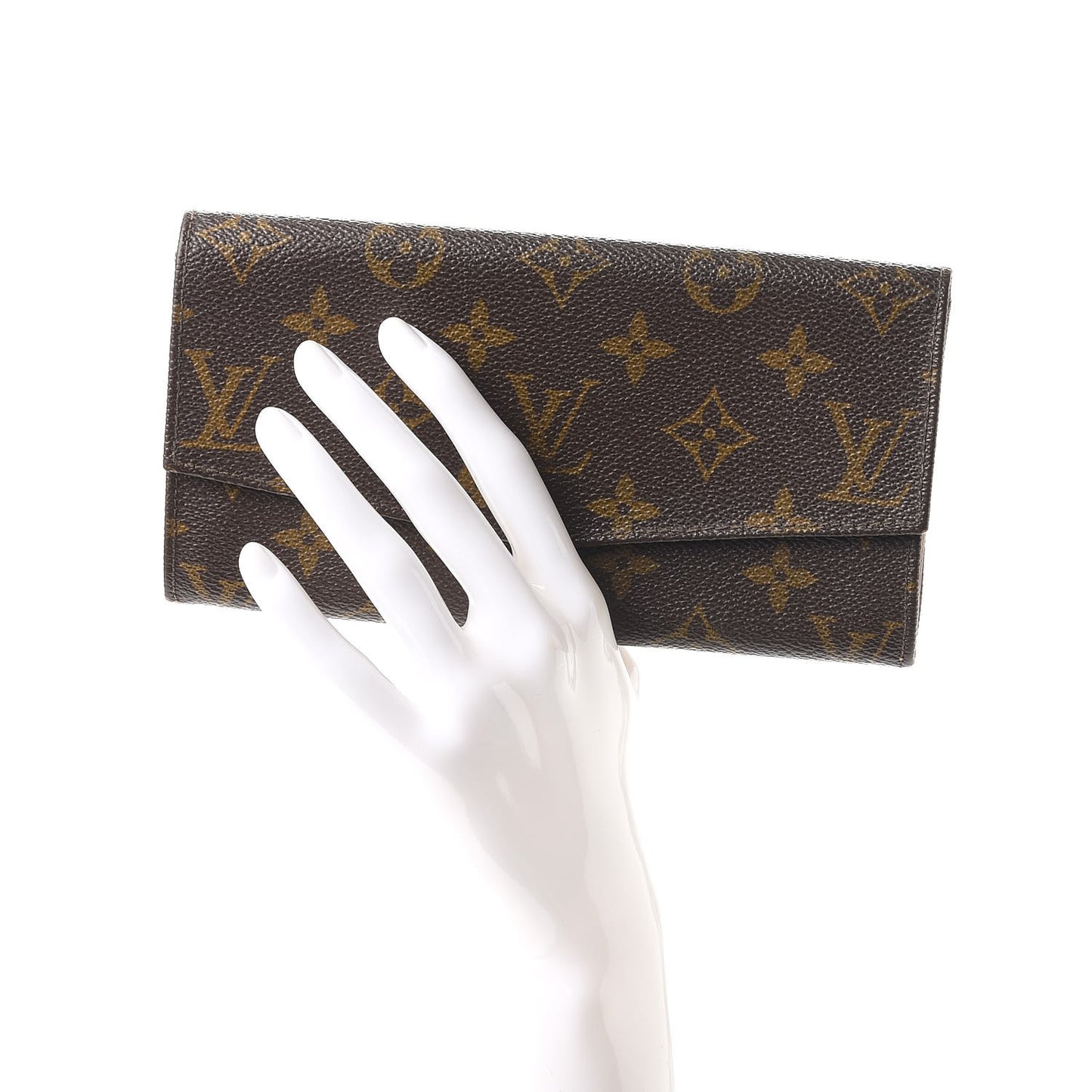 Monogram Flap Wallet