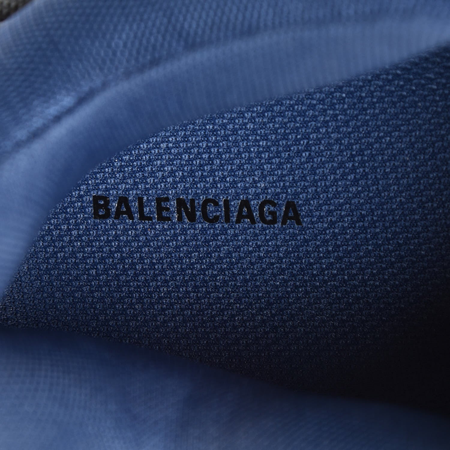 Balenciaga Mesh Nubuck Mens Triple S Sneakers 40 Navy Gris 7 of 12
