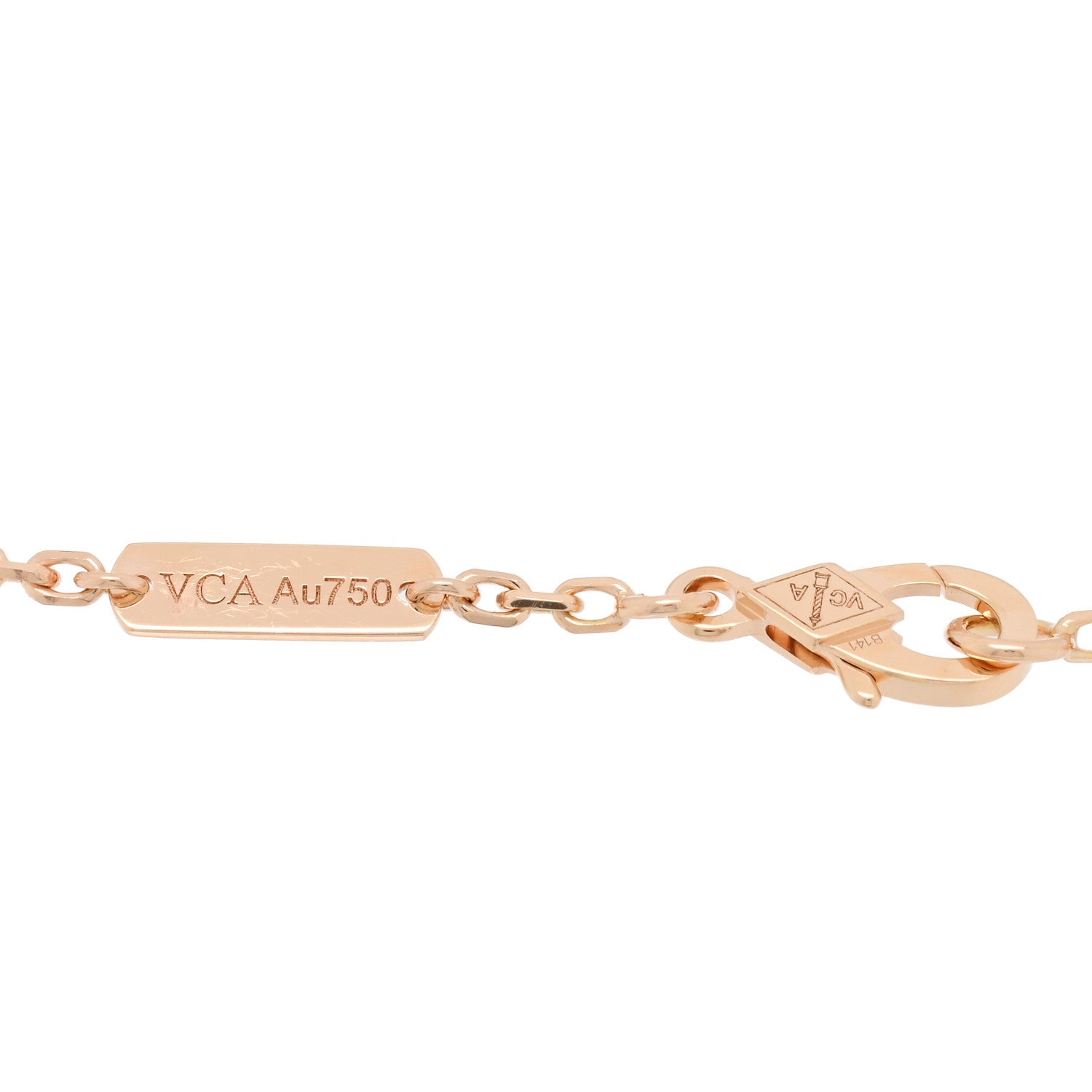 Van Cleef & Arpels 18K Rose Gold Carnelian Onyx Lucky Spring Open Wing Lady Bug Bracelet 3 of 4