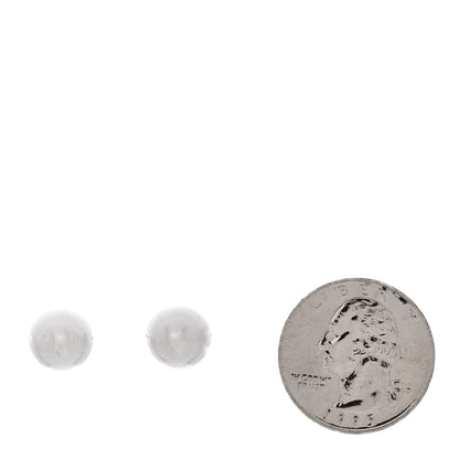 Tiffany Sterling Silver 10mm HardWear Ball Earrings 2 of 5
