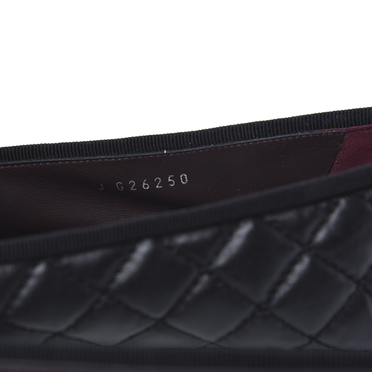 Chanel Aged Calfskin Quilted CC Cap Toe Ballerina Flats 42 Black 8 of 9