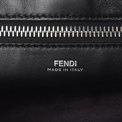 Fendi Shiny Nappa Trapuntata Small DotCom Click Chain Satchel Black 11 of 12
