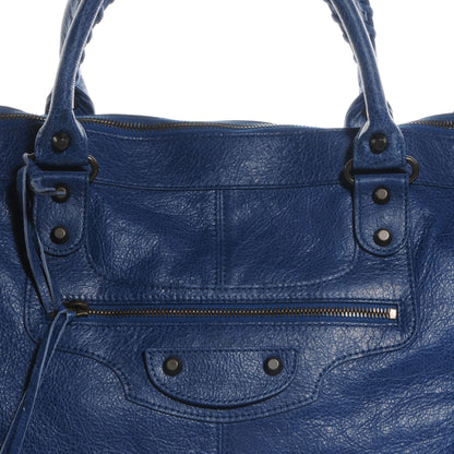 Balenciaga Agneau Classic Hardware Work Bleu Cobalt Bleu Electric 8 of 8