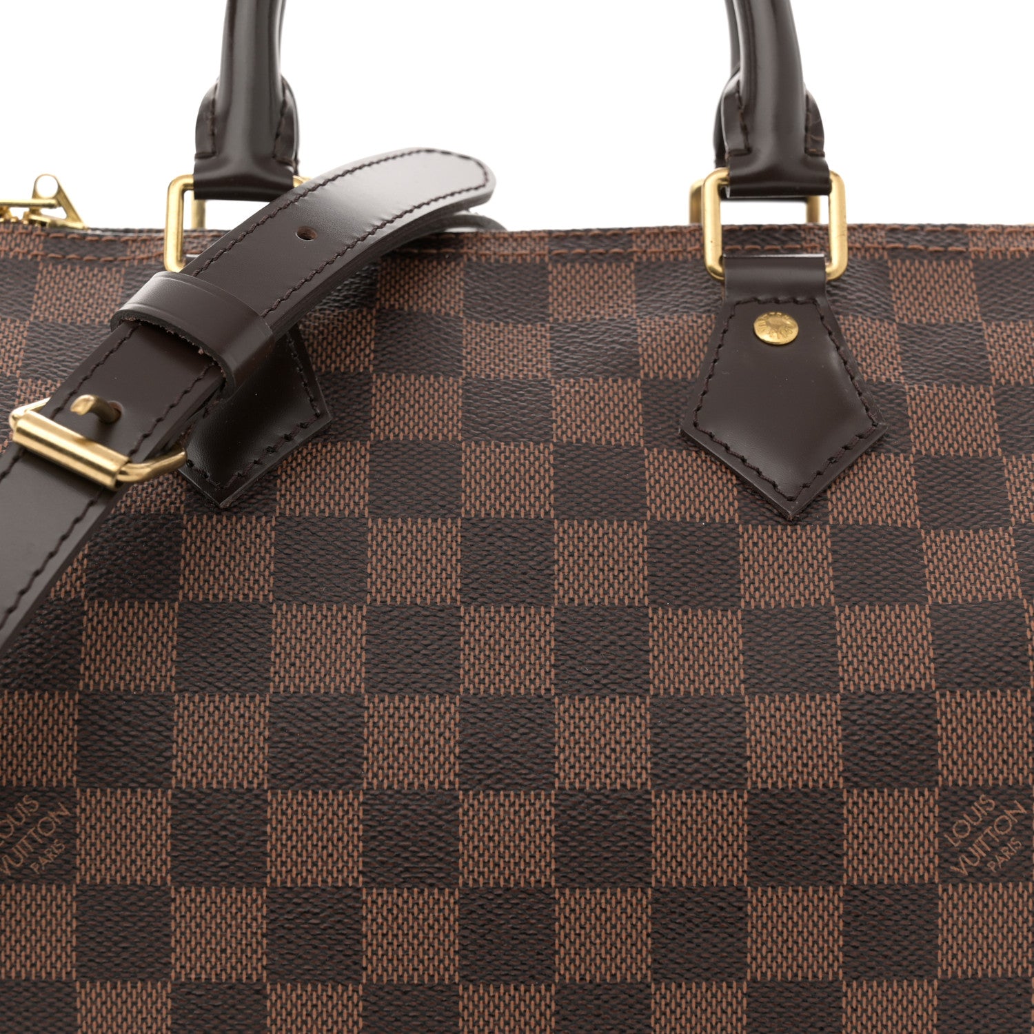 Louis Vuitton Damier Ebene Speedy Bandouliere 25 8 of 10