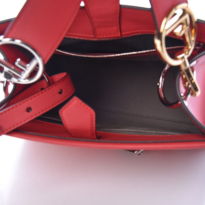 Fendi Vitello Century Raffia Elaphe F is Fendi FF Woven Embroidered Small Runaway Satchel Fiamma Menta 5 of 12