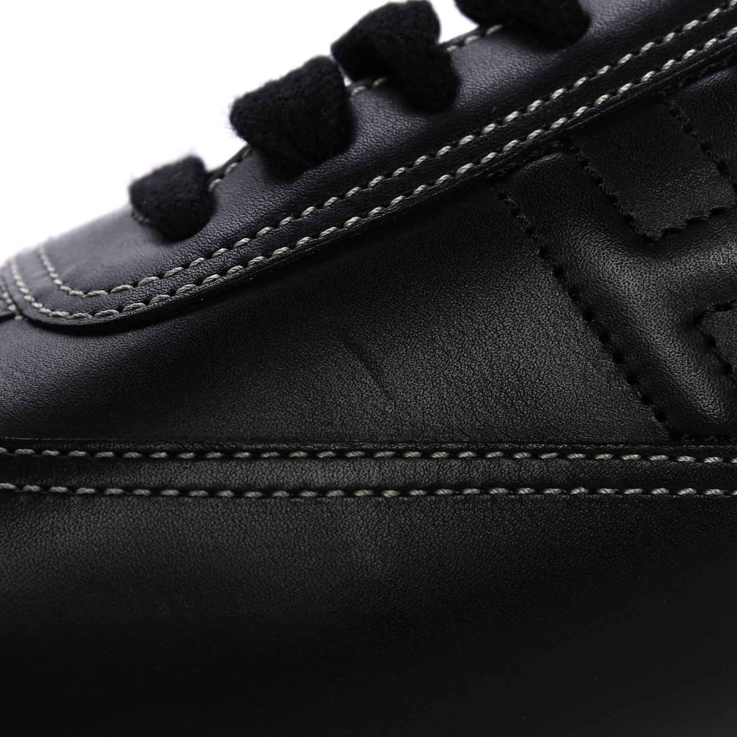 Calfskin Womens Quick Sneakers 38 Black
