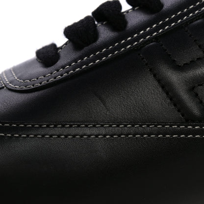 Hermes Calfskin Womens Quick Sneakers 38 Black 16 of 19