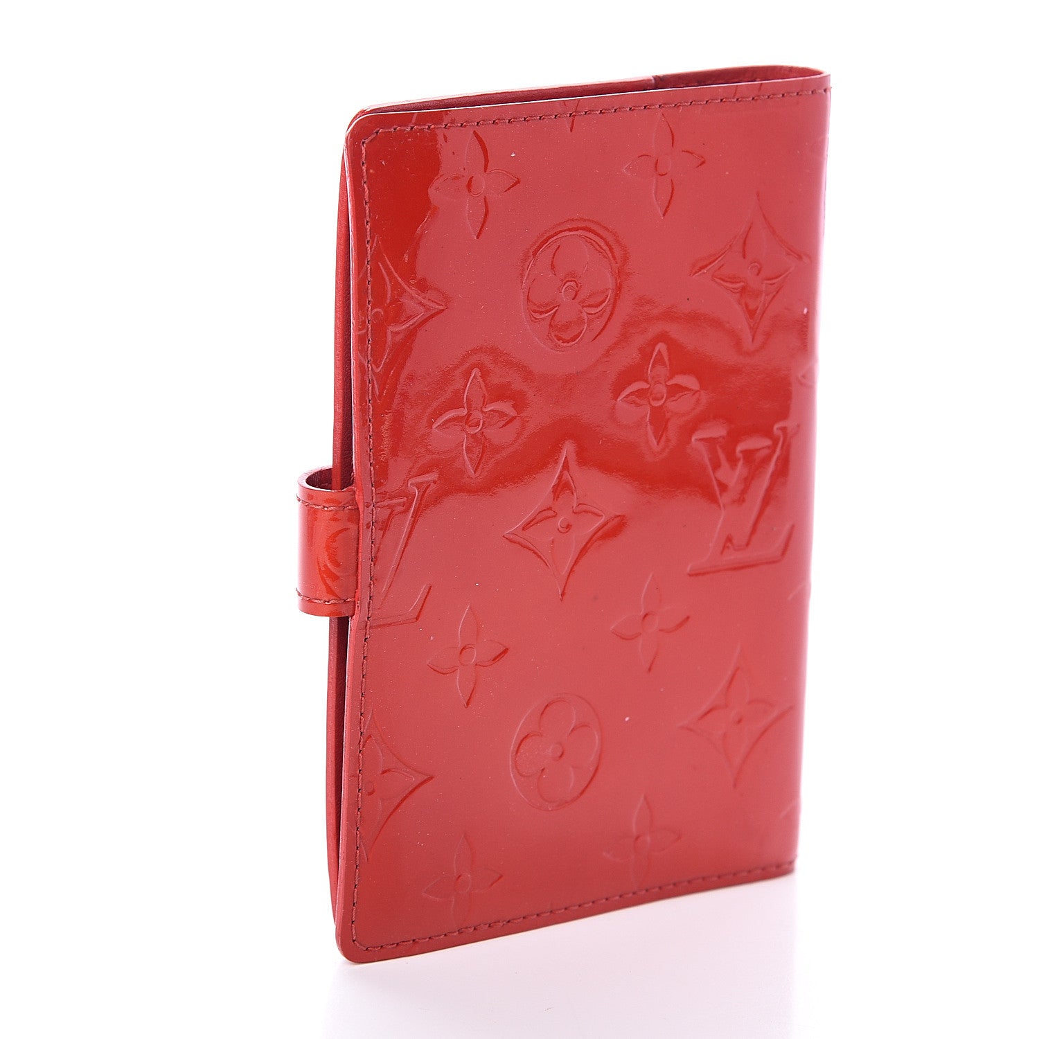 Louis Vuitton Vernis Small Ring Agenda Cover Red 2 of 5
