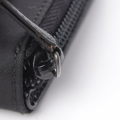Prada Tessuto Nylon Compact Zip Around Wallet Black 8 of 9