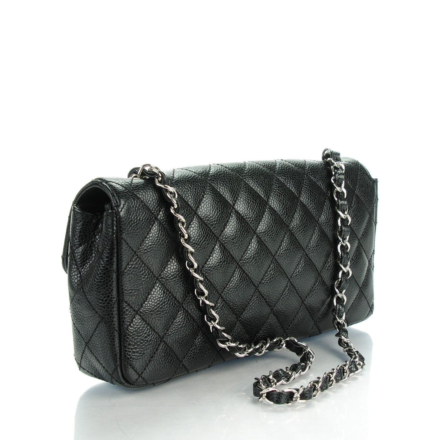 Chanel Caviar Quilted East West Flap Black 3 of 9
