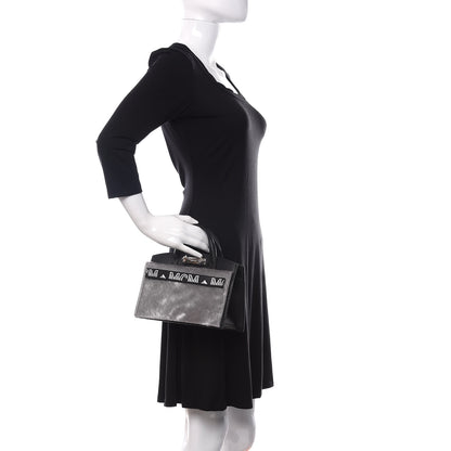MCM Calfskin Lux Calf Hair Mini Milano Tote Black 2 of 9