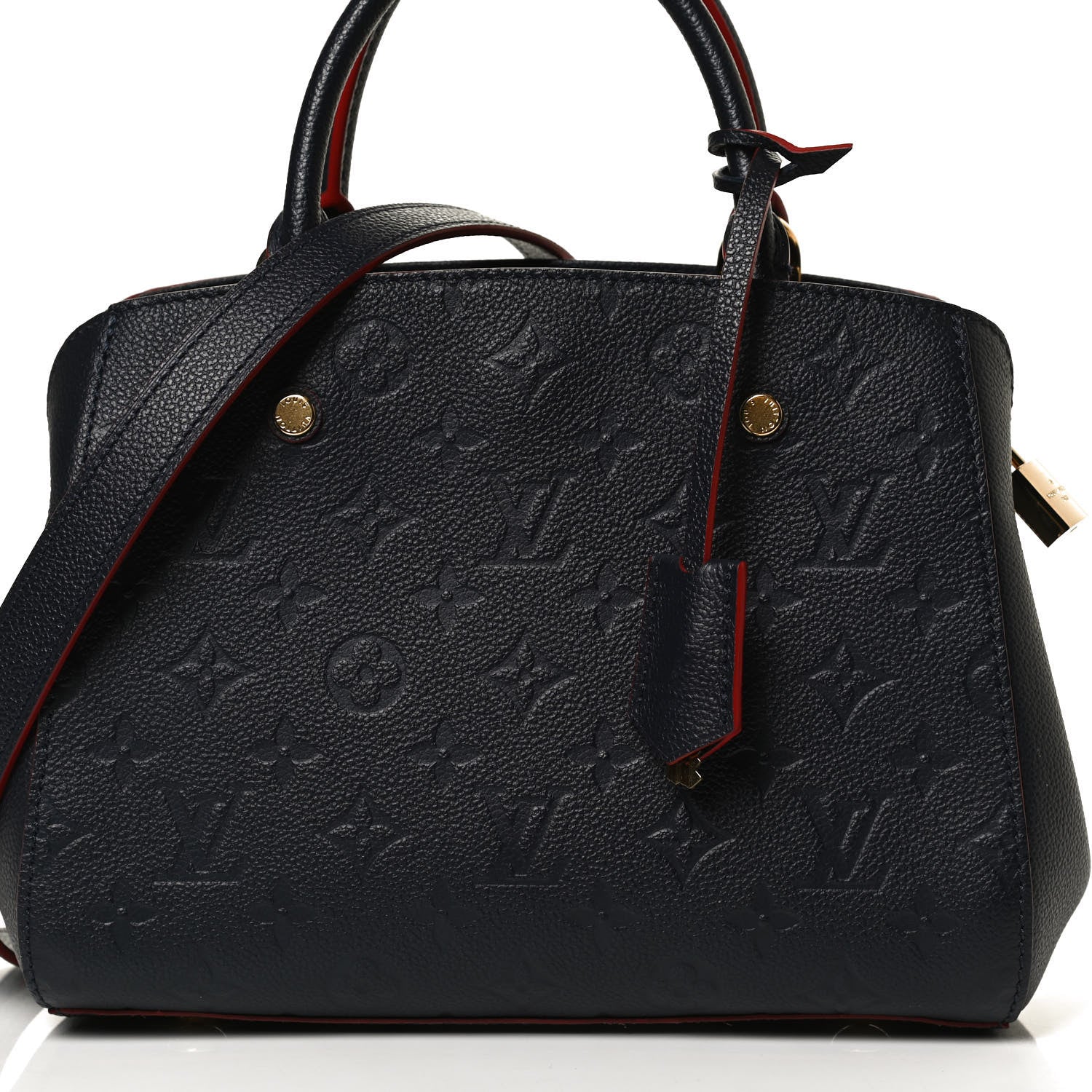 Louis Vuitton Empreinte Montaigne BB Marine Rouge 7 of 11