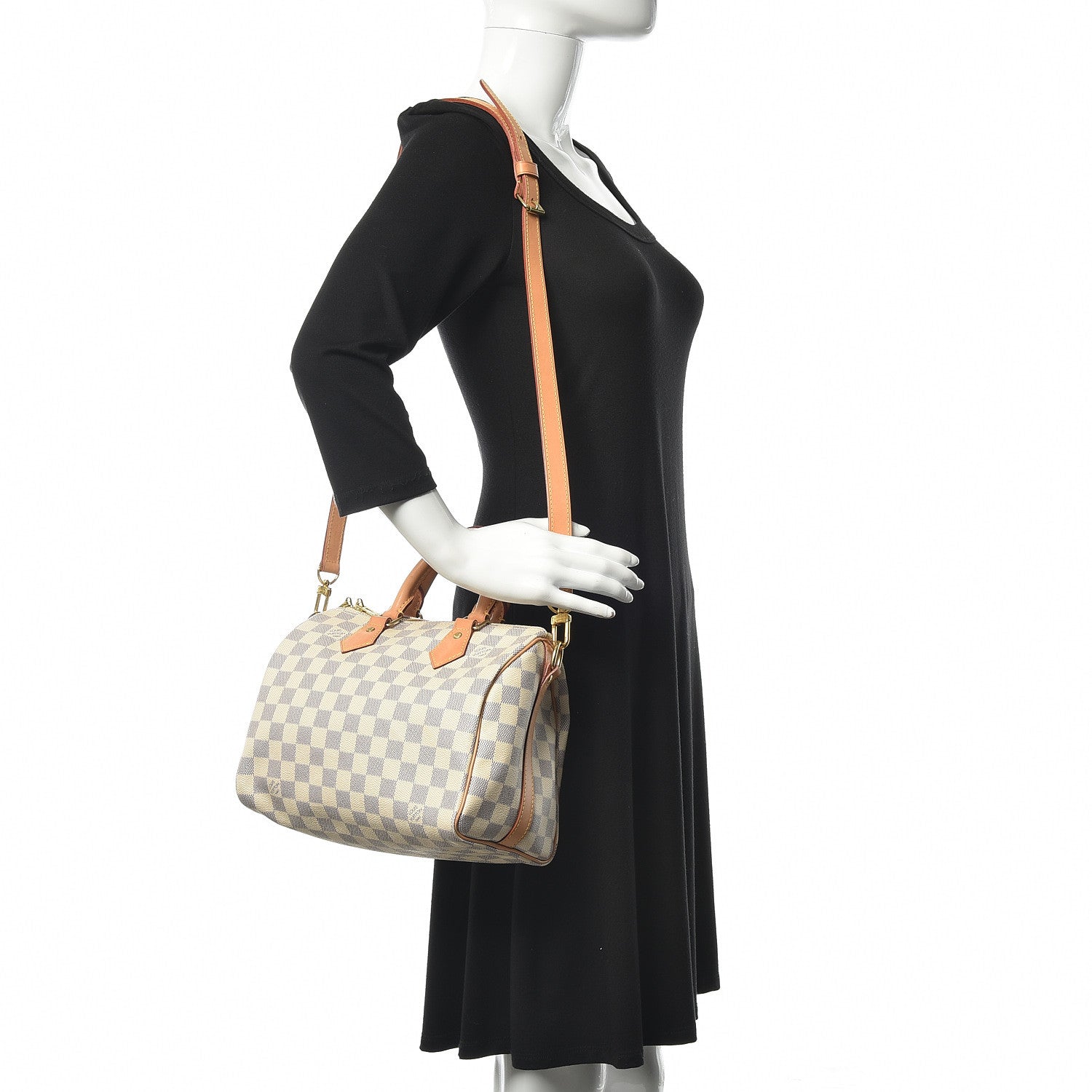 Louis Vuitton Damier Azur Speedy Bandouliere 25 2 of 13