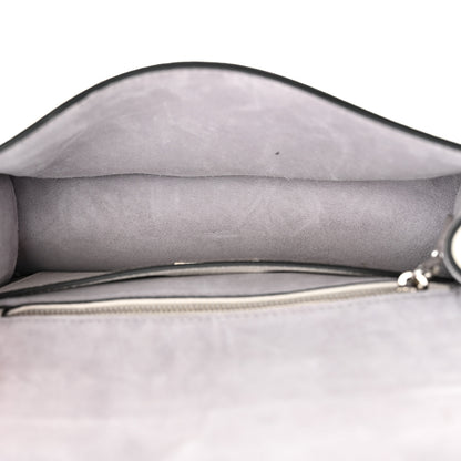 Miu Miu Goatskin Madras Soft Calf Crystal Embellished Shoulder Bag Bianco 5 of 11