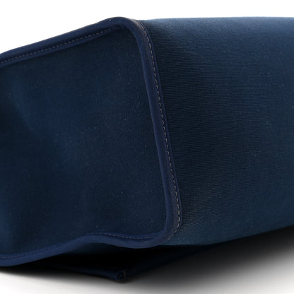 Hermes Military Toile Vache Hunter Herbag Zip PM 31 Bleu De Malte Black 9 of 14