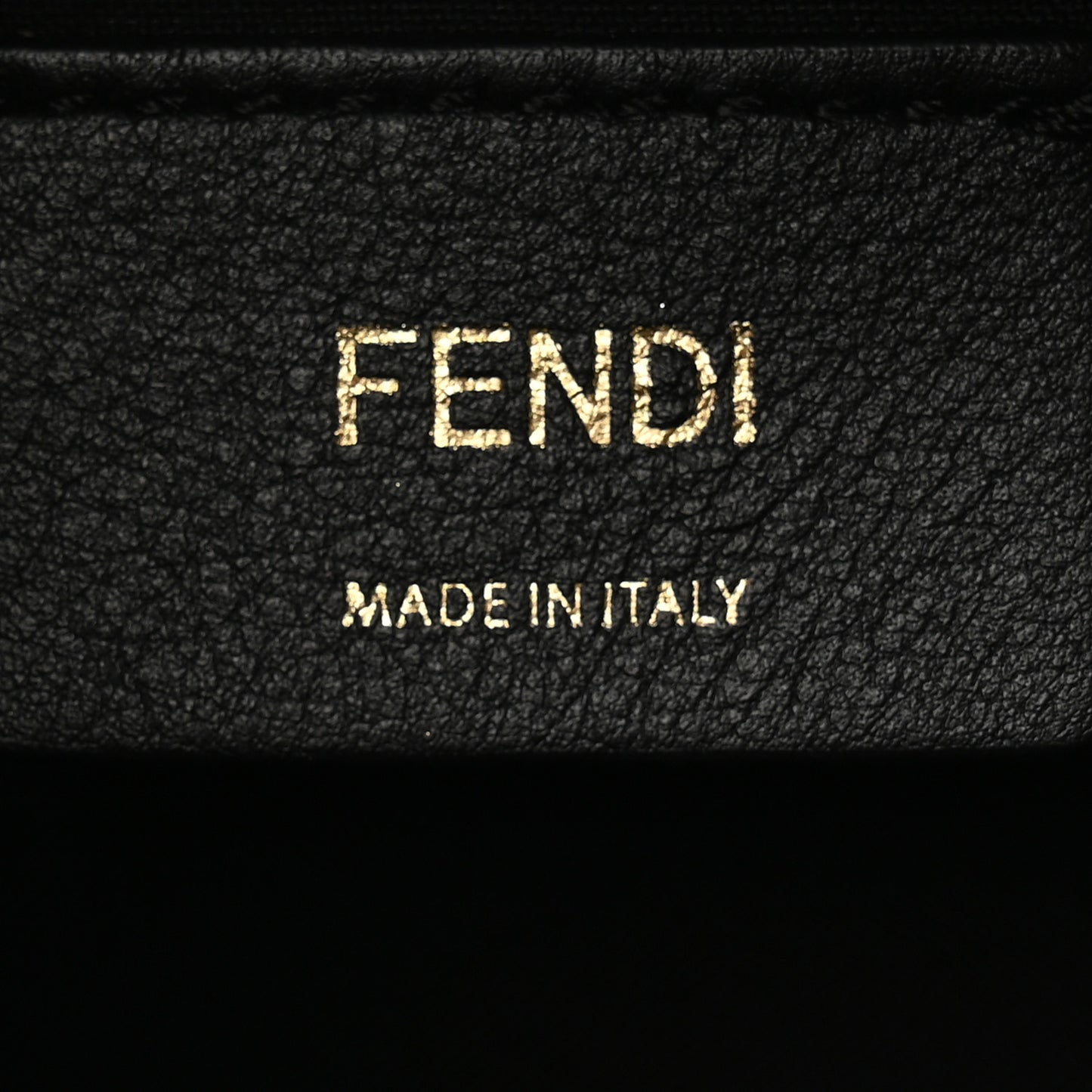 Nappa FF 1974 Embossed Mini Backpack Black