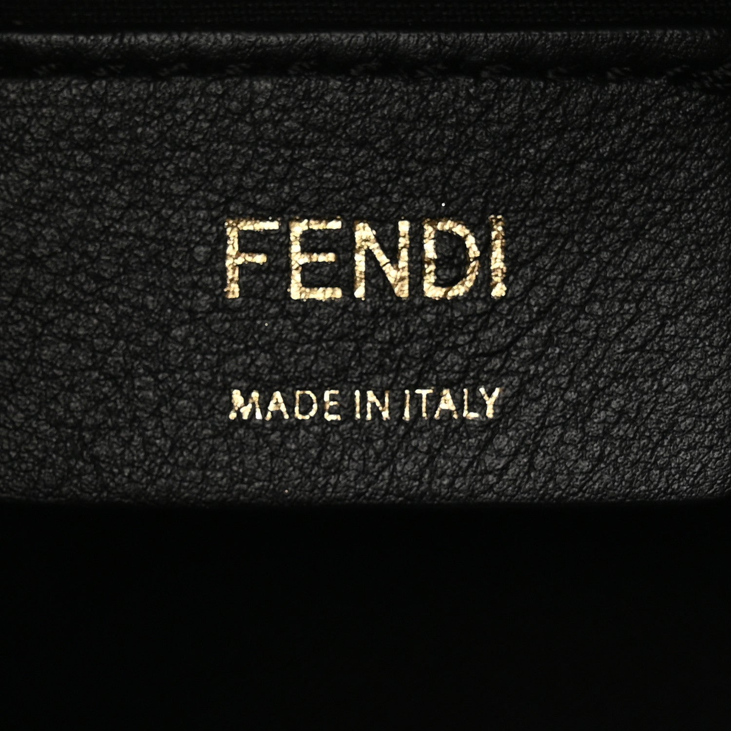 Fendi Nappa FF 1974 Embossed Mini Backpack Black 6 of 13