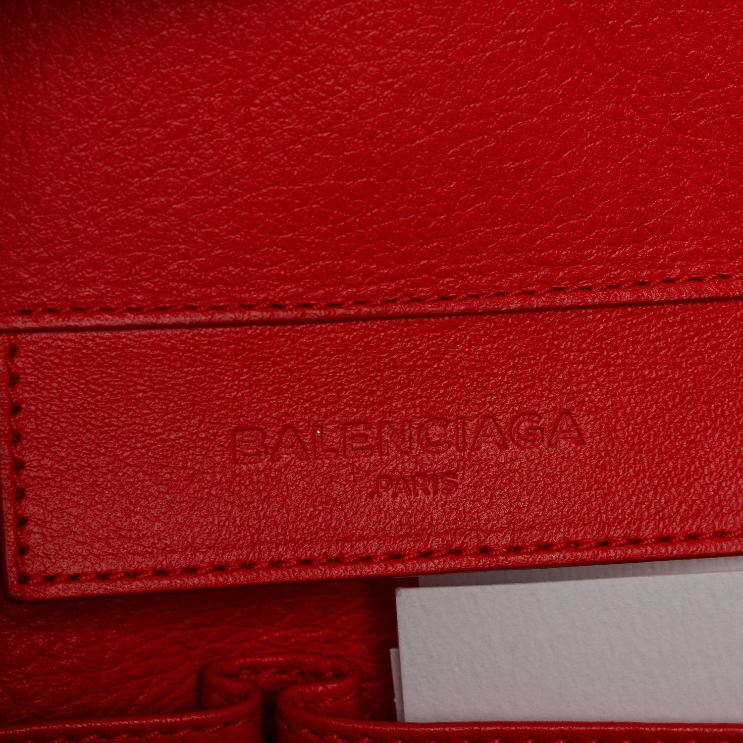 Balenciaga Veau Papier A4 Zip Around Tote Rouge Coquelicot 6 of 8