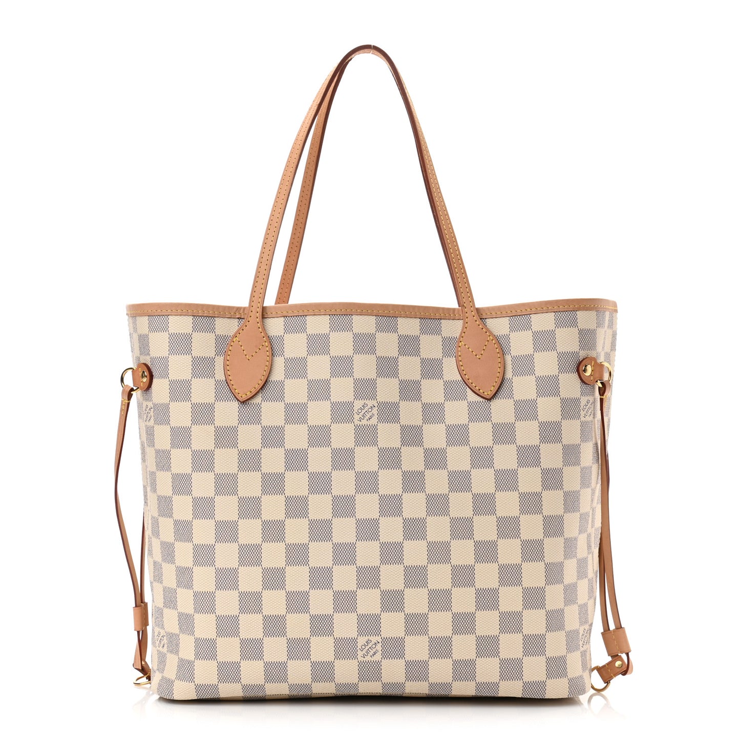 Damier Azur Neo Neverfull MM Rose Ballerine