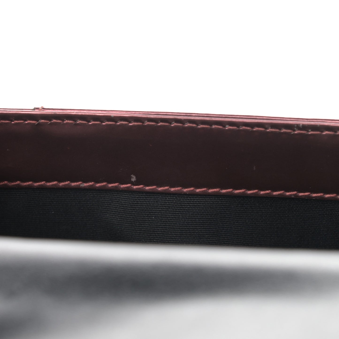 Metallic Calfskin Small Serpenti Forever Snake Strap Crossbody Bag Dark Red