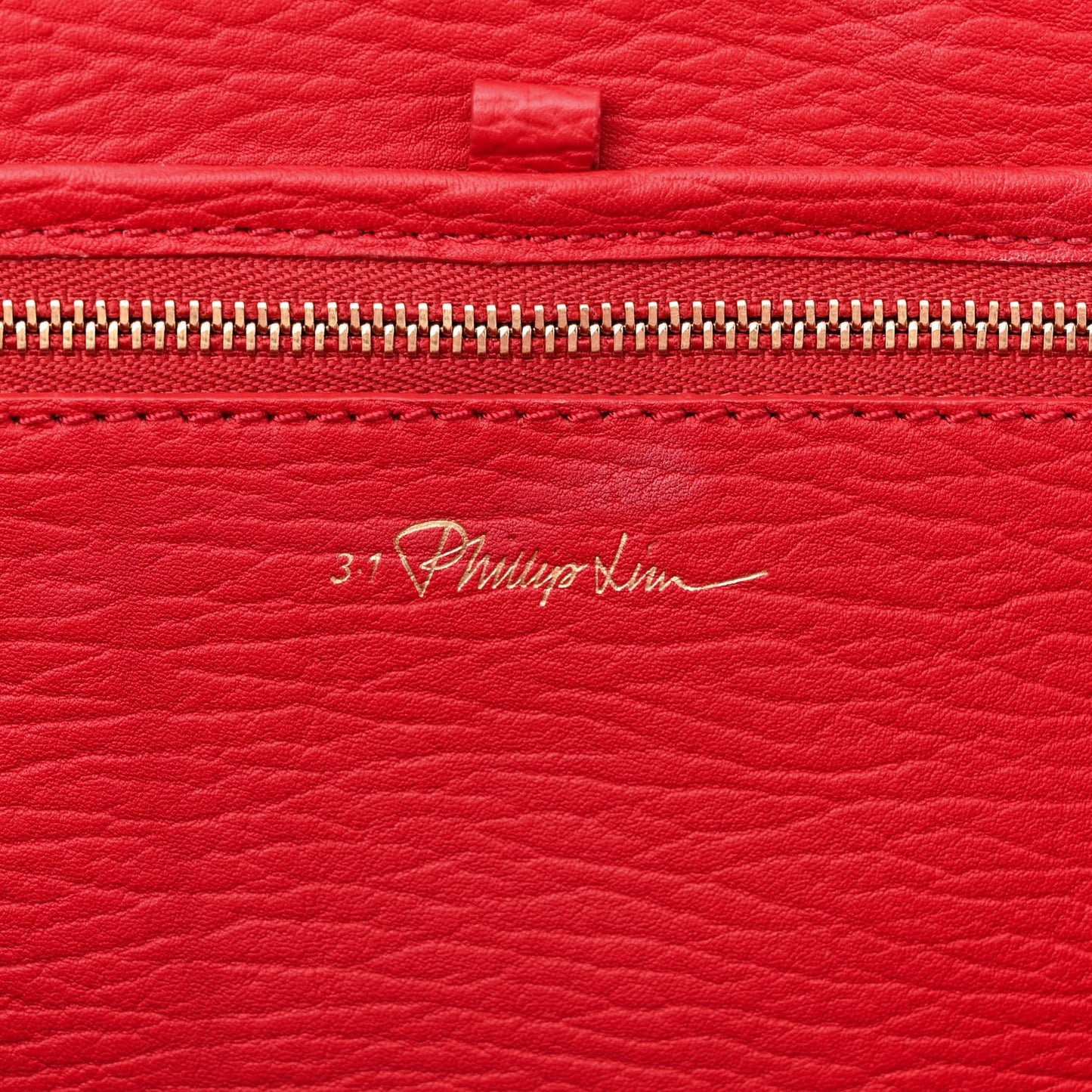 Textured Calfskin Medium Pashli Satchel Red