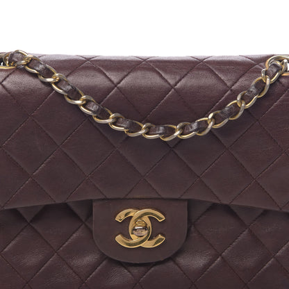 Chanel Lambskin Quilted Small Double Flap Burgundy 13 of 13