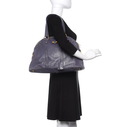 Saint Laurent Calfskin Large Muse Gray 2 of 12