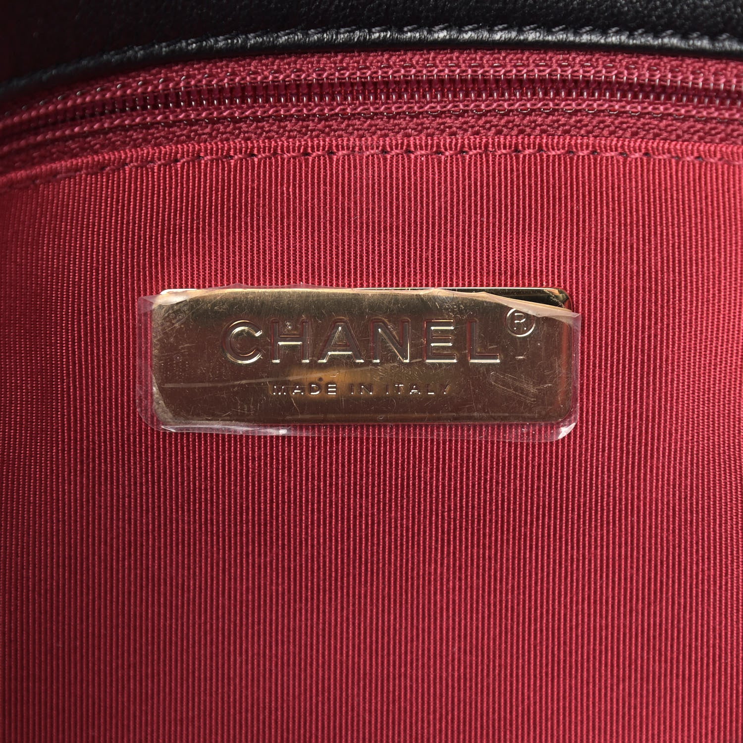 Chanel Lambskin Quilted Medium Chanel 19 Flap Black 6 of 10