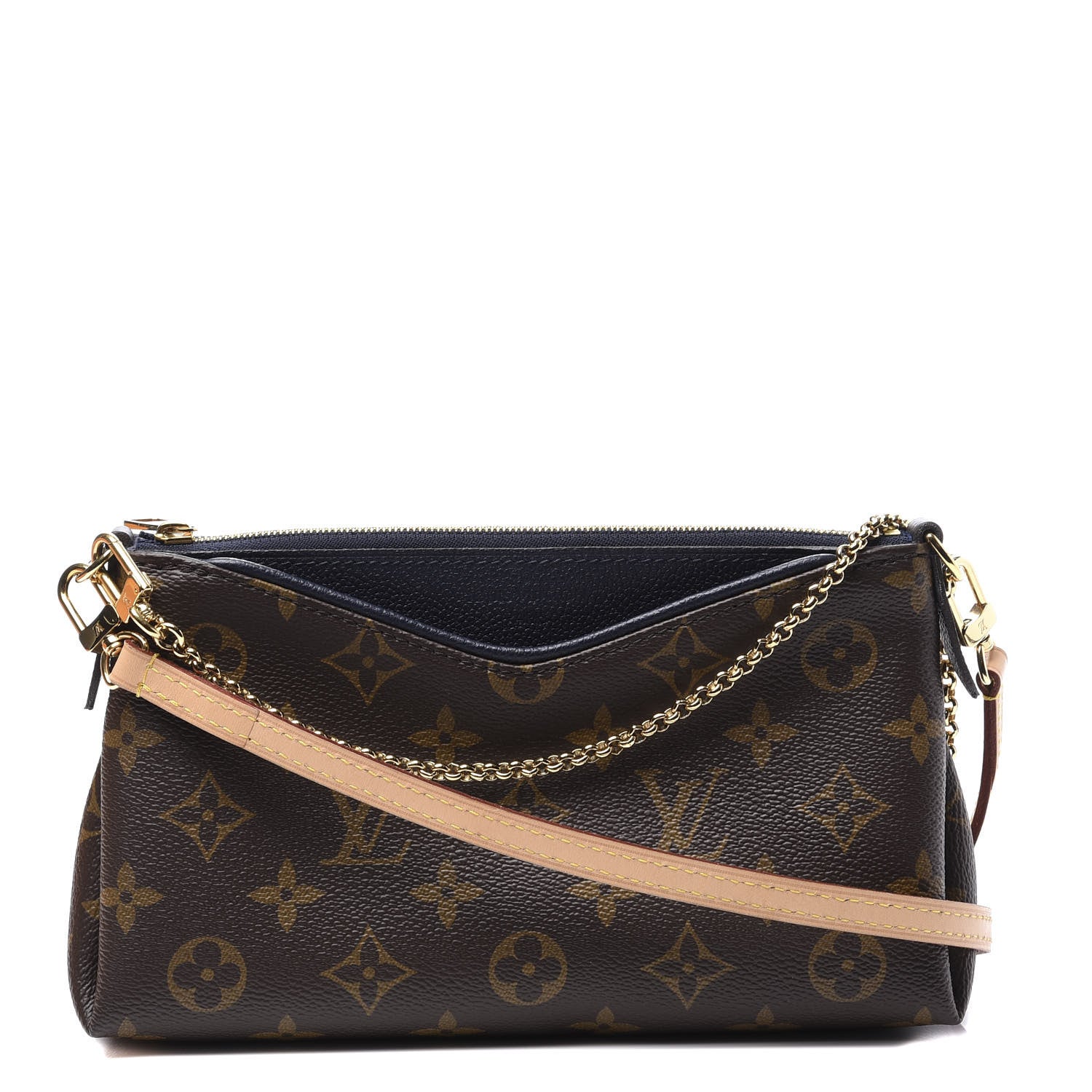 Louis Vuitton Monogram Pallas Clutch Blue Marine 1 of 11