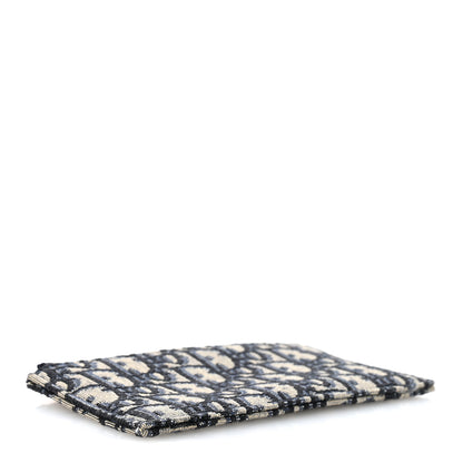 Christian Dior Oblique Dior Pouch Navy Blue 4 of 8