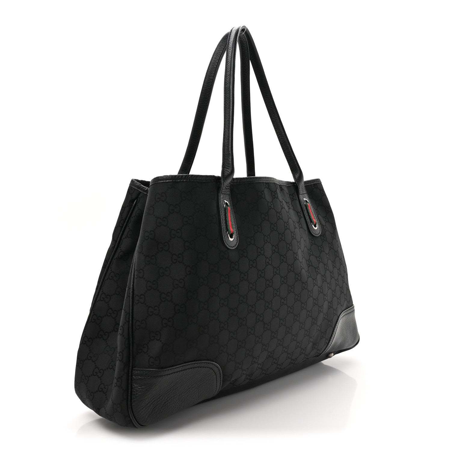 Gucci Nylon Monogram Large Princy Tote  Black 3 of 11
