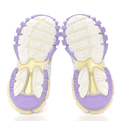 Balenciaga Rubber Mesh Tri-Color Womens Track.2 Open Sneakers 36 Lilac Beige Light Grey 5 of 9