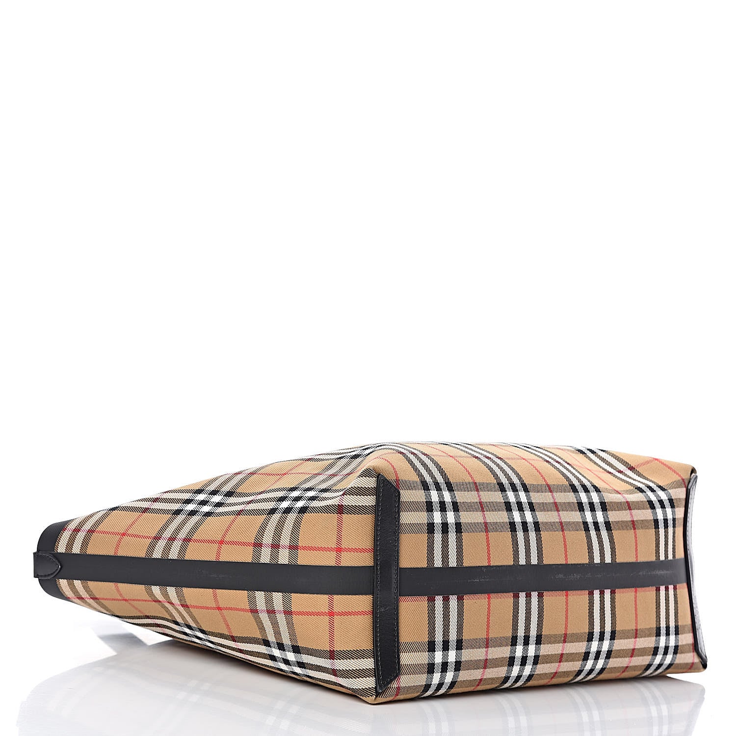Burberry Vintage Check Medium The Giant Reversible Tote Antique Yellow Bright Red 8 of 18