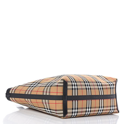 Burberry Vintage Check Medium The Giant Reversible Tote Antique Yellow Bright Red 8 of 18