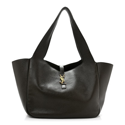 Saint Laurent Grained Deerskin Bea Tote Light Musk 2 of 29