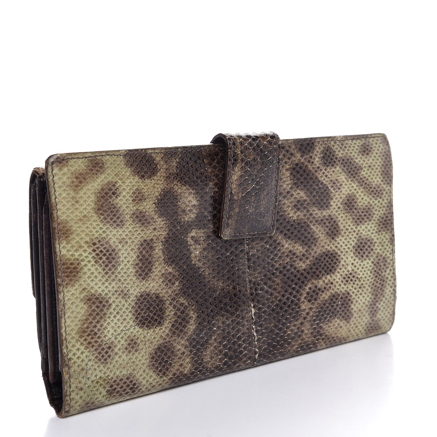 Gucci Python Continental Wallet Brown 3 of 9