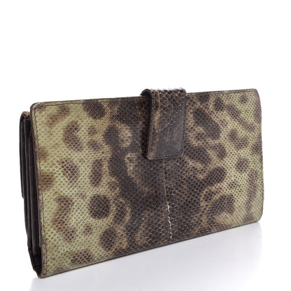 Gucci Python Continental Wallet Brown 3 of 9