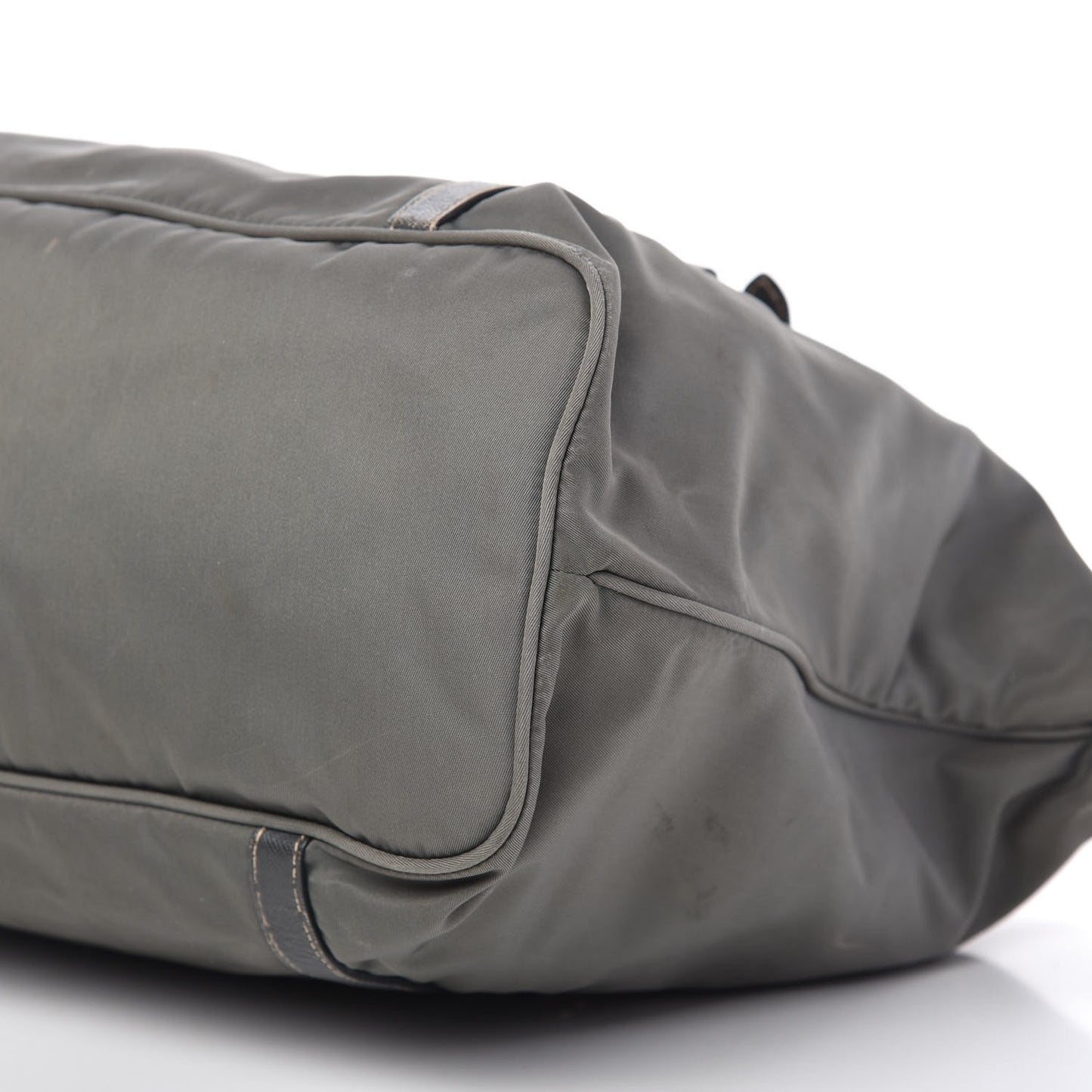 Tessuto Nylon Saffiano Tote Grey