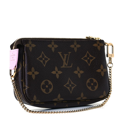 Louis Vuitton Monogram 2021 Christmas Animation Japanese Garden Mini Pochette Accessories Wisteria Pink 2 of 6