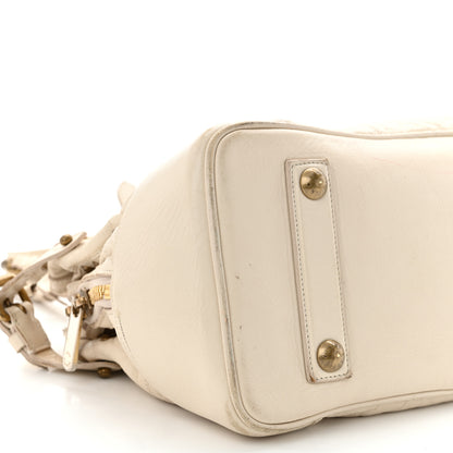 Louis Vuitton Lambskin Riveting White 9 of 19